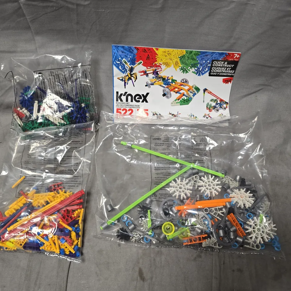 K'NEX 522-piece click n construct Set in Red Tub