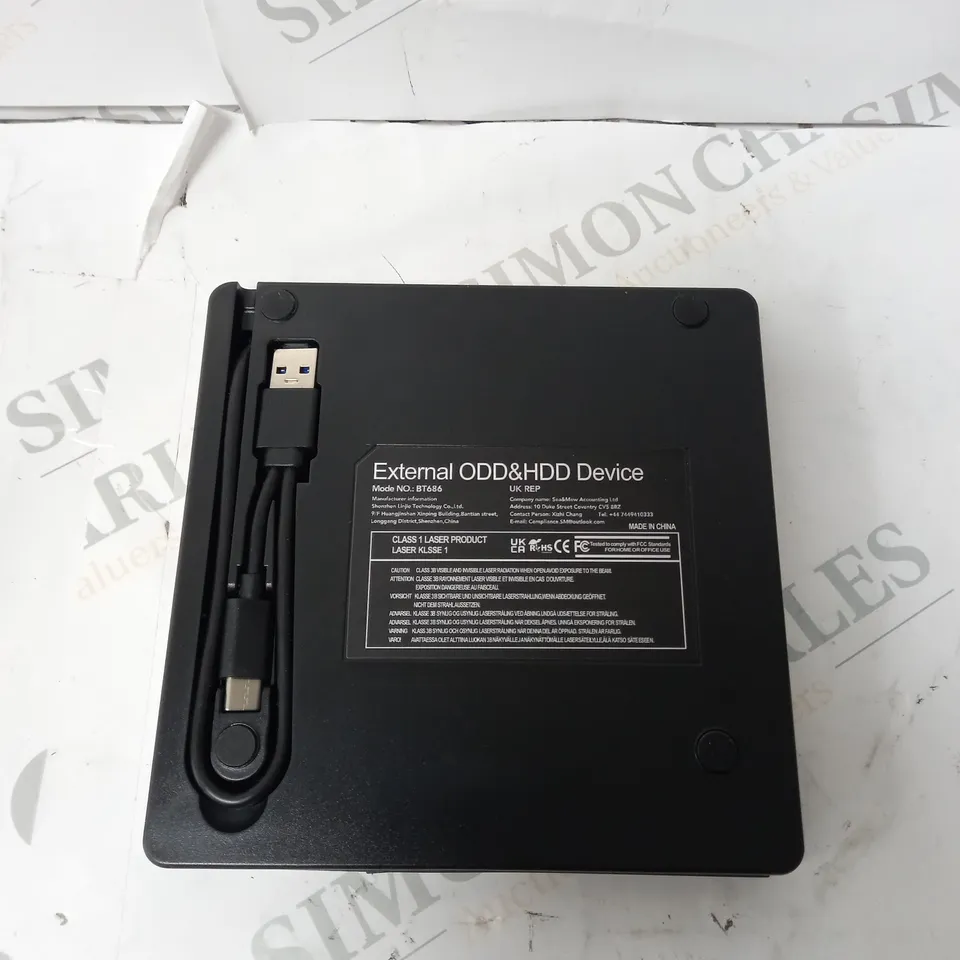 BOXED EXTERNAL ODD AND HDD DEVICE - BT686