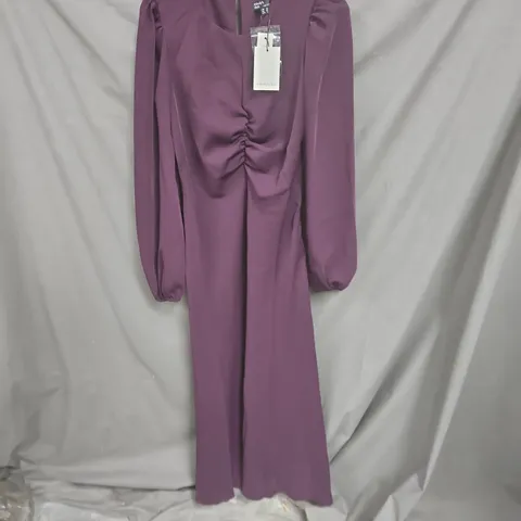 BLAIR PLUM MIDAXI DRESS, WOMEN'S – UK 10 (EU 38) – TAG