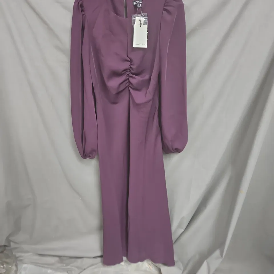 BLAIR PLUM MIDAXI DRESS, WOMEN'S – UK 10 (EU 38) – TAG