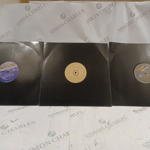 BOX OF APPROXIMATELY 10 ASSORTED RECORDS TO INCLUDE ASHANTI - RAIN ON ME, MANDRΓ - SPIRIT GROOVE, D'ANGELO - CRUISIN', ETC