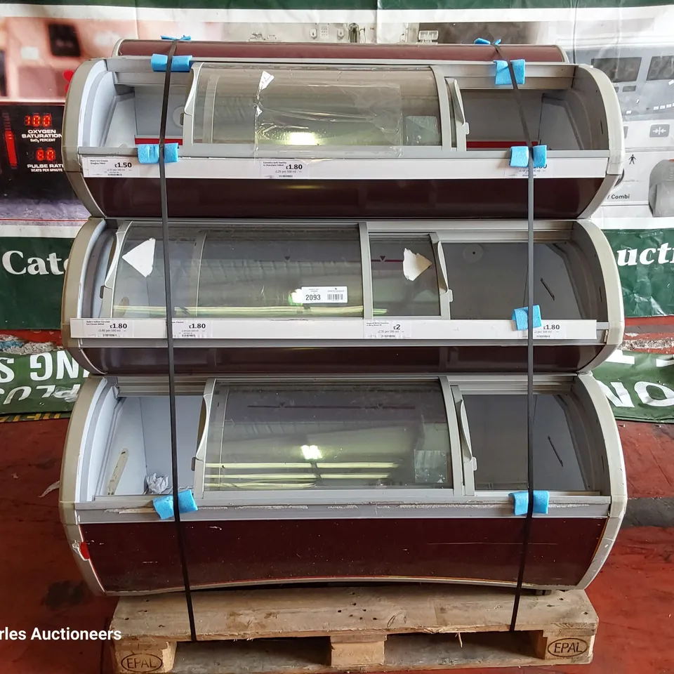 VISIMAX 3 TIER ICE CREAM SELF SERVE FREEZER