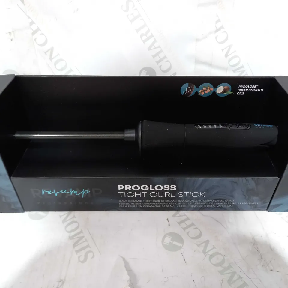BOXED REVAMP PROFESSIONAL PROGLOSS TIGHT CURL STICK 