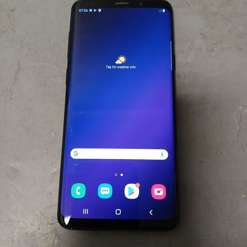 SAMSUNG GALAXY S9+ SMARTPHONE IN BLACK