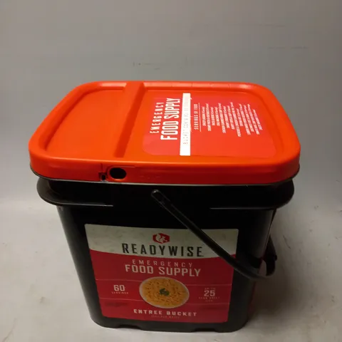 READYWISE EMERGENCY FOOD SUPPLY 60 SERVINGS ENTREE BUCKET 