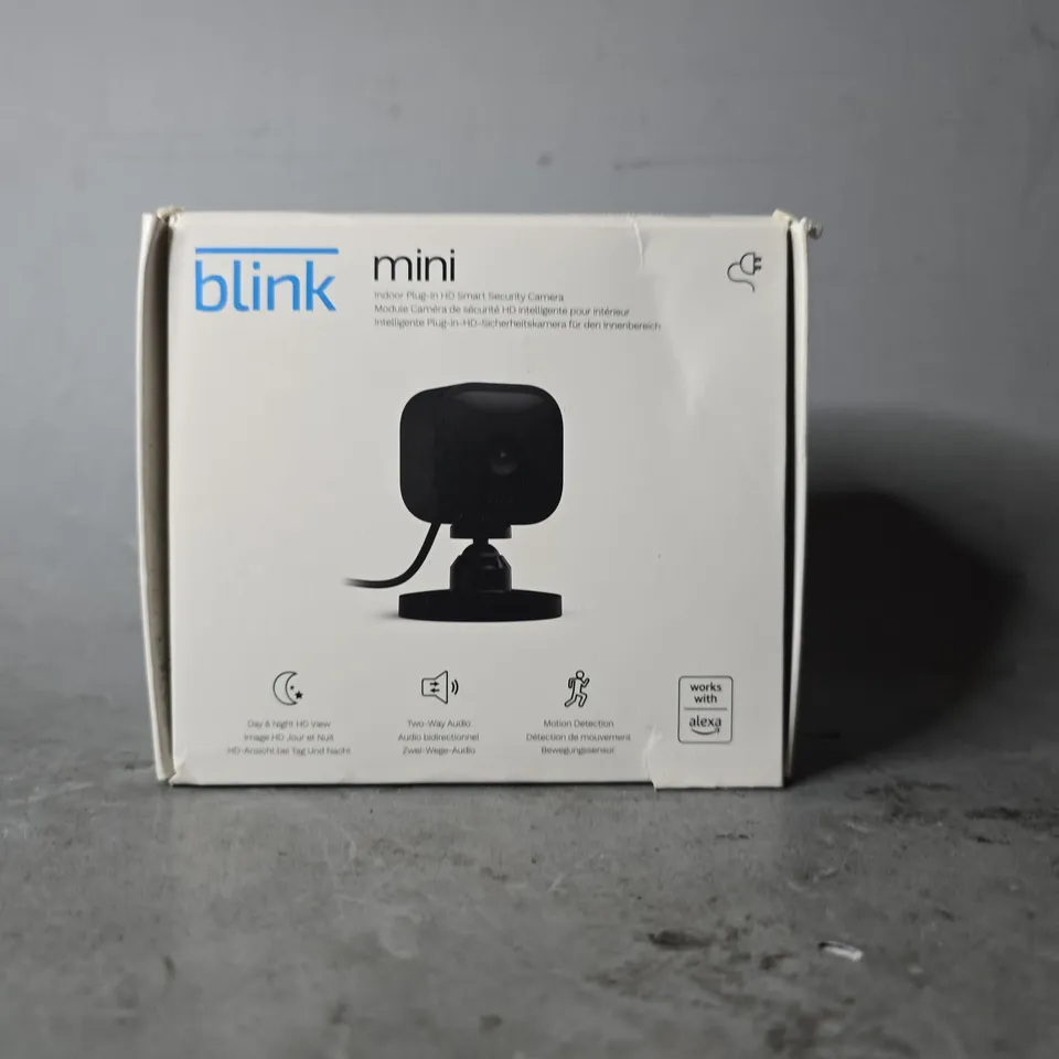 BOXED BLINK MINI SMART SECURITY CAMERA 