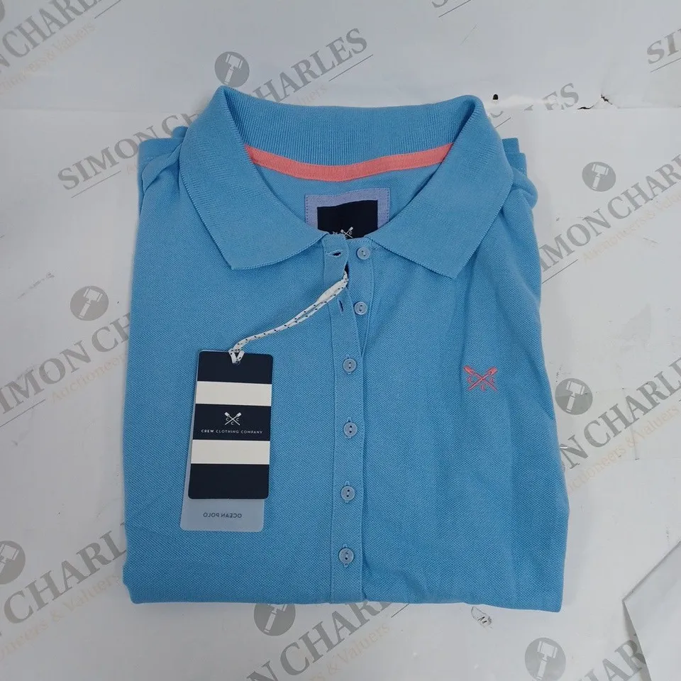CREW CLOTHING OCEAN CLASSIC POLO - SIZE 12