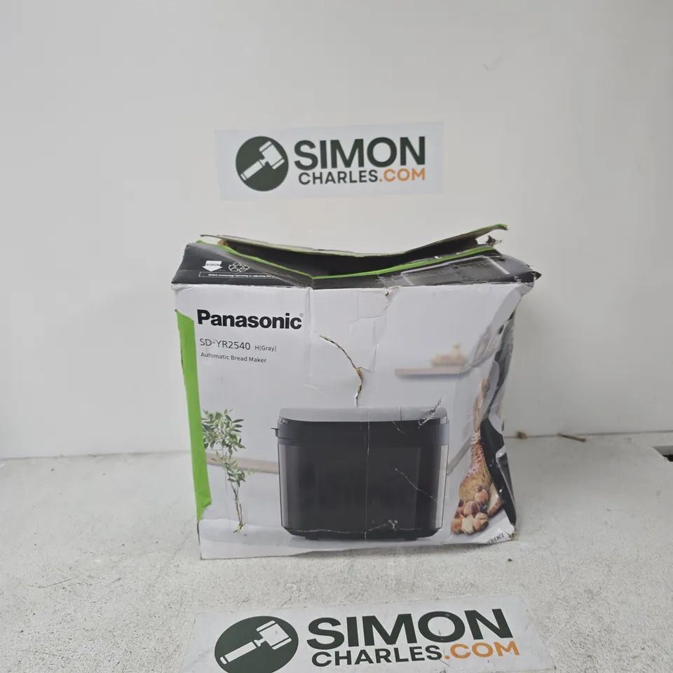 PANASONIC SD-YR2540 GREY AUTOMATIC BREAD MAKER – BOXED
