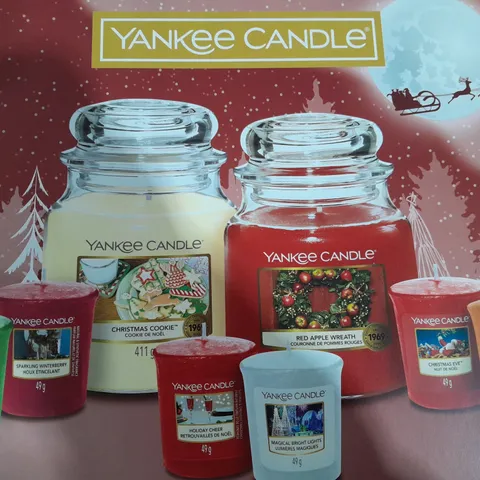 BOXED YANKEE CANDLE SET OF 8 