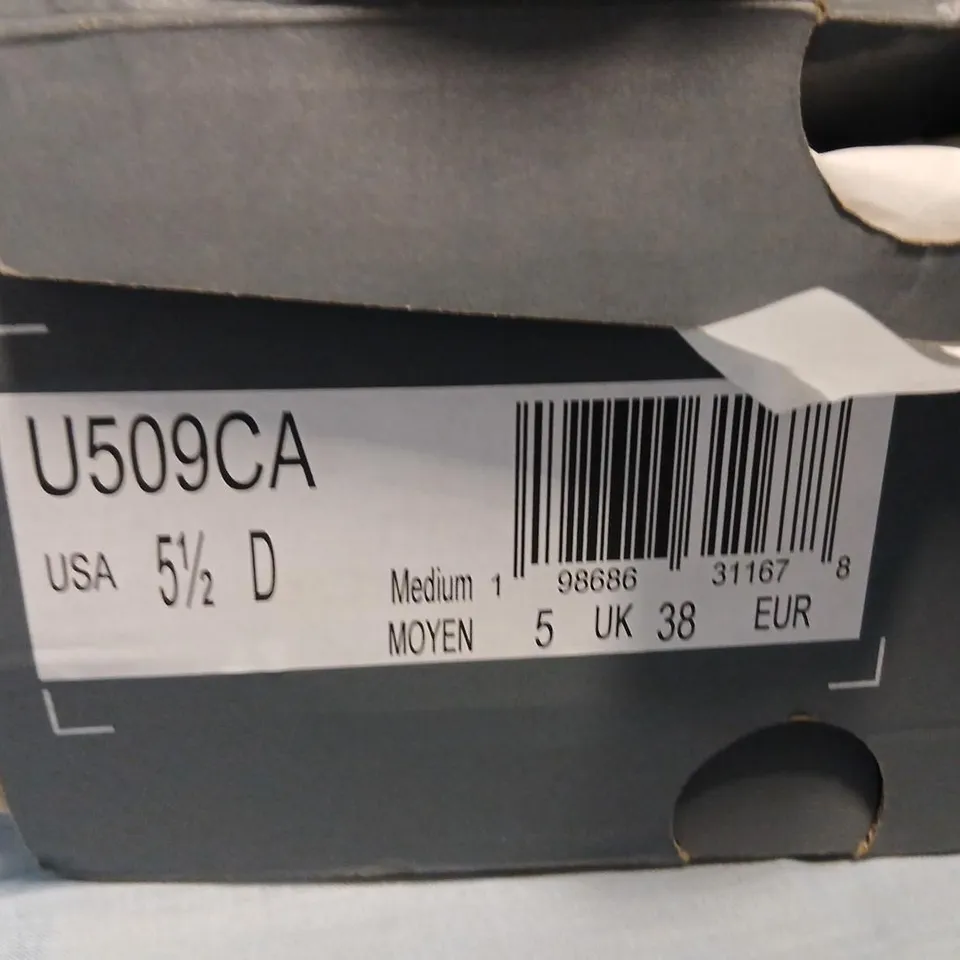 NEW BALANCE 509 SNEAKERS – WHITE/GREY, UK 5.5 (US 5.5, EU 38)