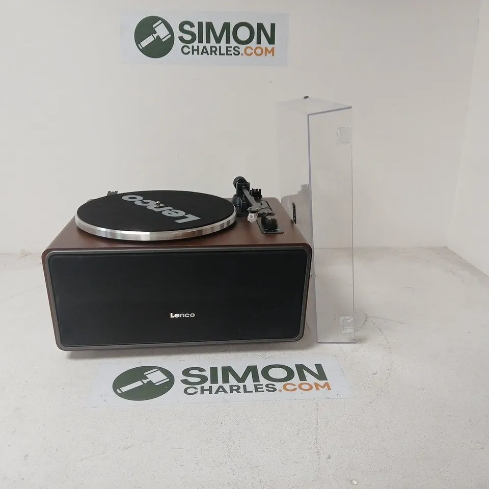 LENCO LS-470WA TURNTABLE - BROKEN LID