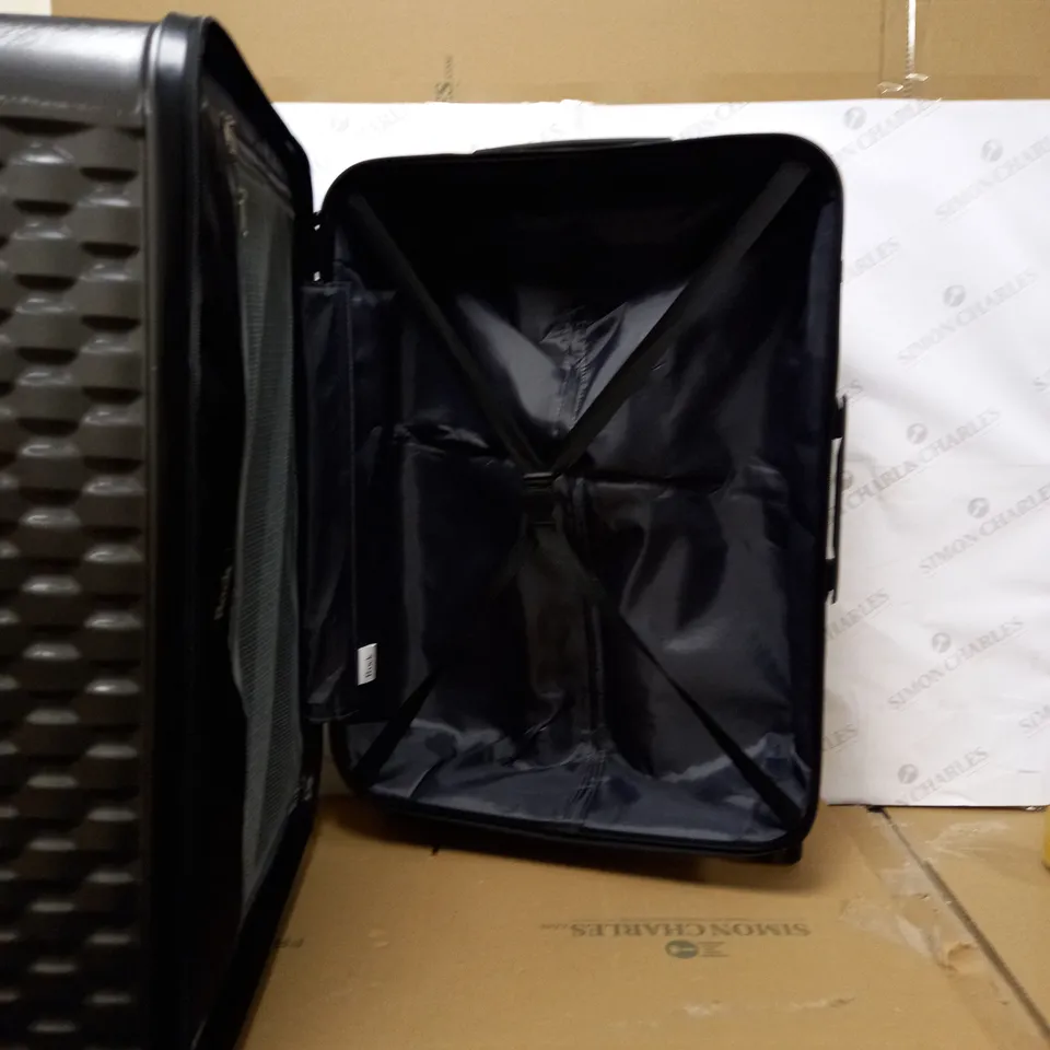 ALLURE LARGE 8-WHEEL SUITCASE - CHARCOAL RRP £119.99