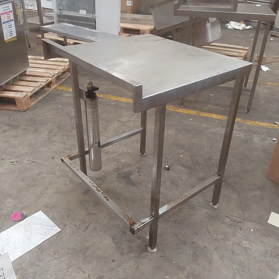 STAINLESS STEEL COMMERCIAL KITCHEN WORKTOP PIECE