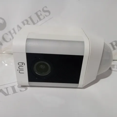 BOXED RING SPOTLIGHT CAM OUTDOOR SECURITY CAMERA & SPOTLIGHT