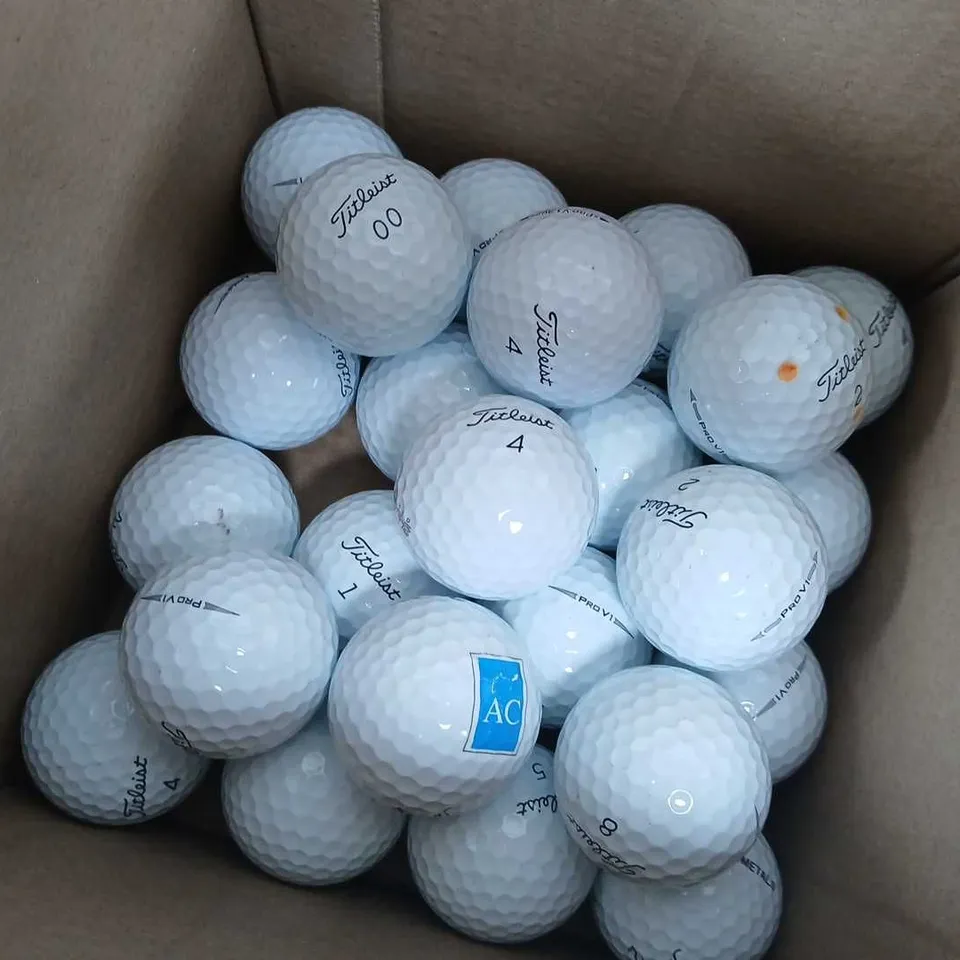 APPROXIMATELY 24 ASSORTED TITLEIST GOLFBALLS