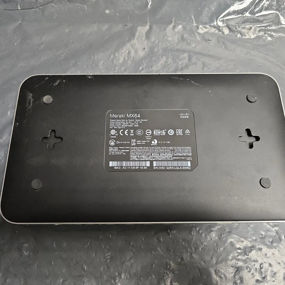 CISCO MERAKI MX64 SECURITY APPLIANCE