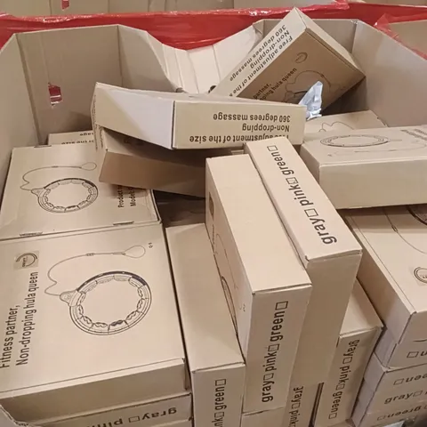 PALLET OF ASSORTED HOUSEHOLD GOODS AND PRODUCTS TO INCLUDE; HULA HOOPS BOXED FURNITURE ETC