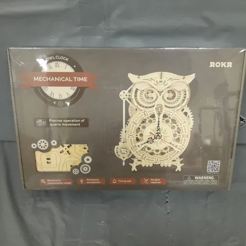 SEALED ROKR OWL CLOCK
