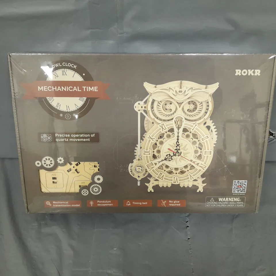 SEALED ROKR OWL CLOCK