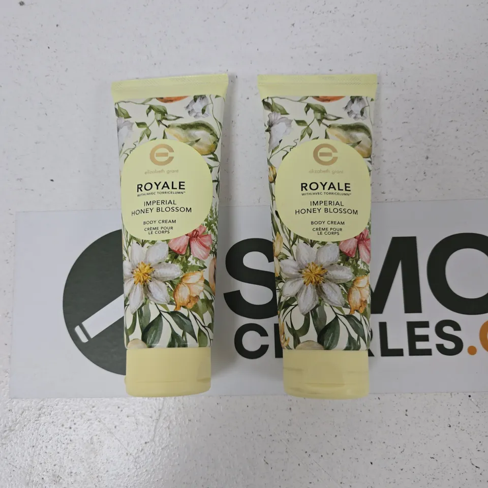 ELIZABETH GRANT ROYALE IMPERIAL HONEY BLOSSOM BODY CREAM – TWIN TUBES