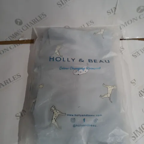 HOLLY AND BEAU COLOUR CHANGING RAINCOAT AGES 3-4