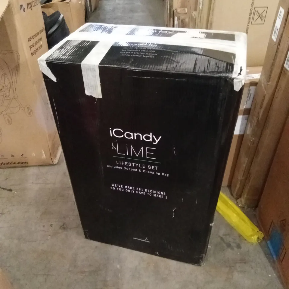 BOXED ICANDY LIME STROLLER 
