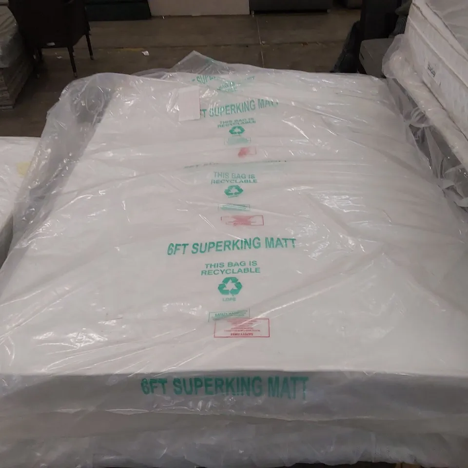 QUALITY BAGGED 5' KINGSIZE MEMORY FOAM SPRUNG OPEN COIL MATTRESS 