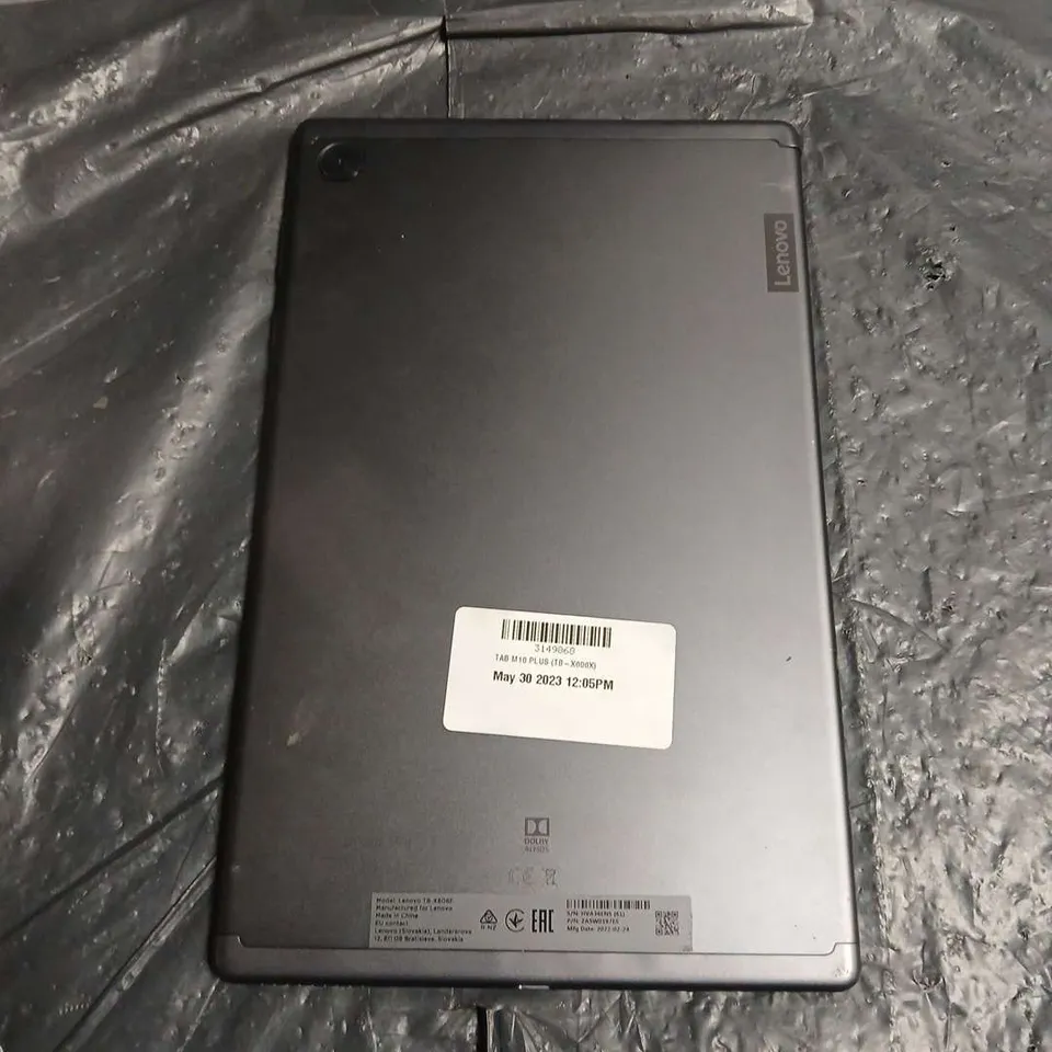 LENOVO M10 PLUS TABLET – ANDROID, BLACK