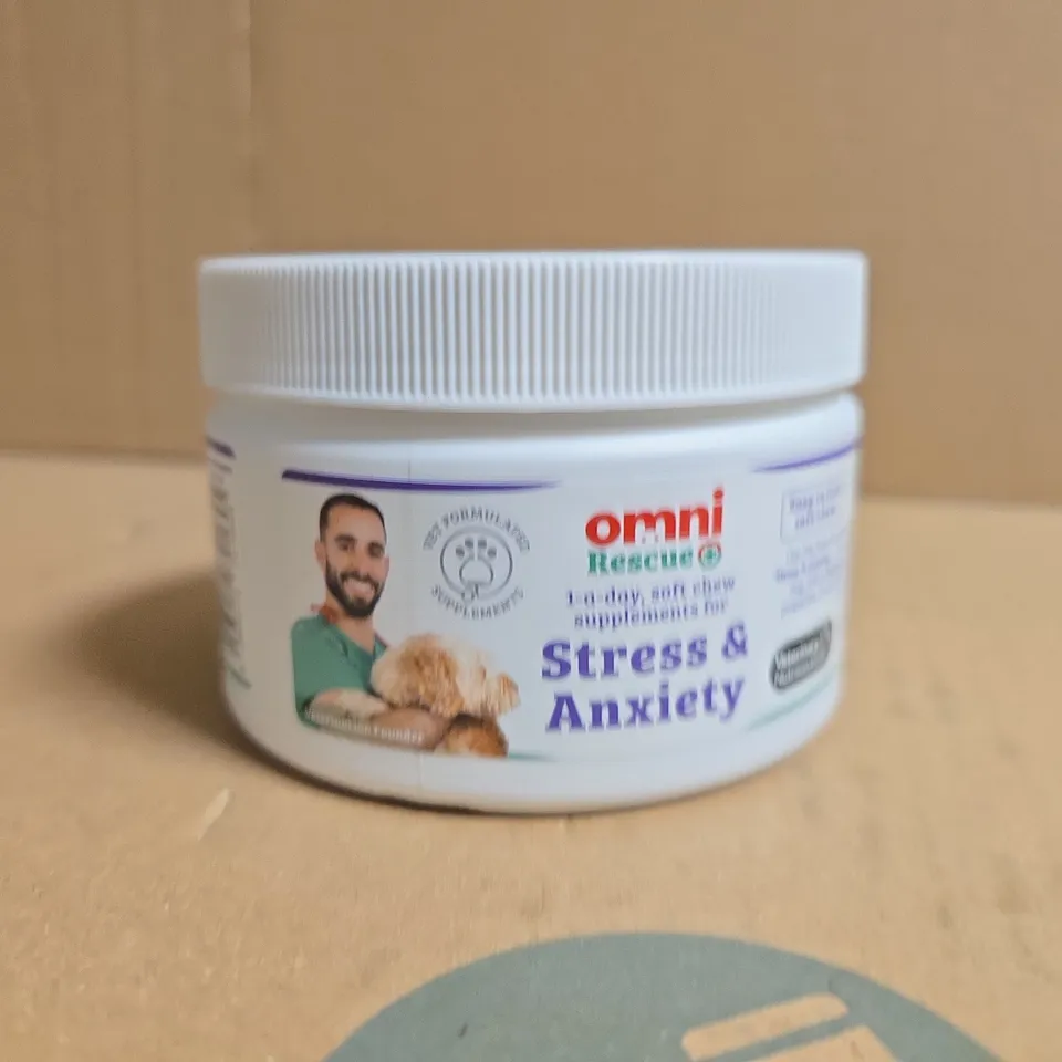 OMNI RESCUE STRESS & ANXIETY DOG SUPPLEMENT