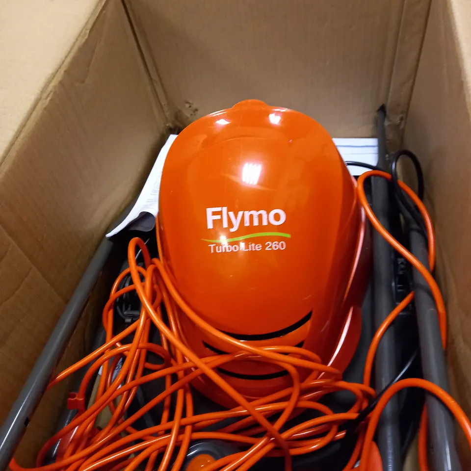 FLYMO TURBO LITE 260 ELECTRIC HOVER LAWN MOWER