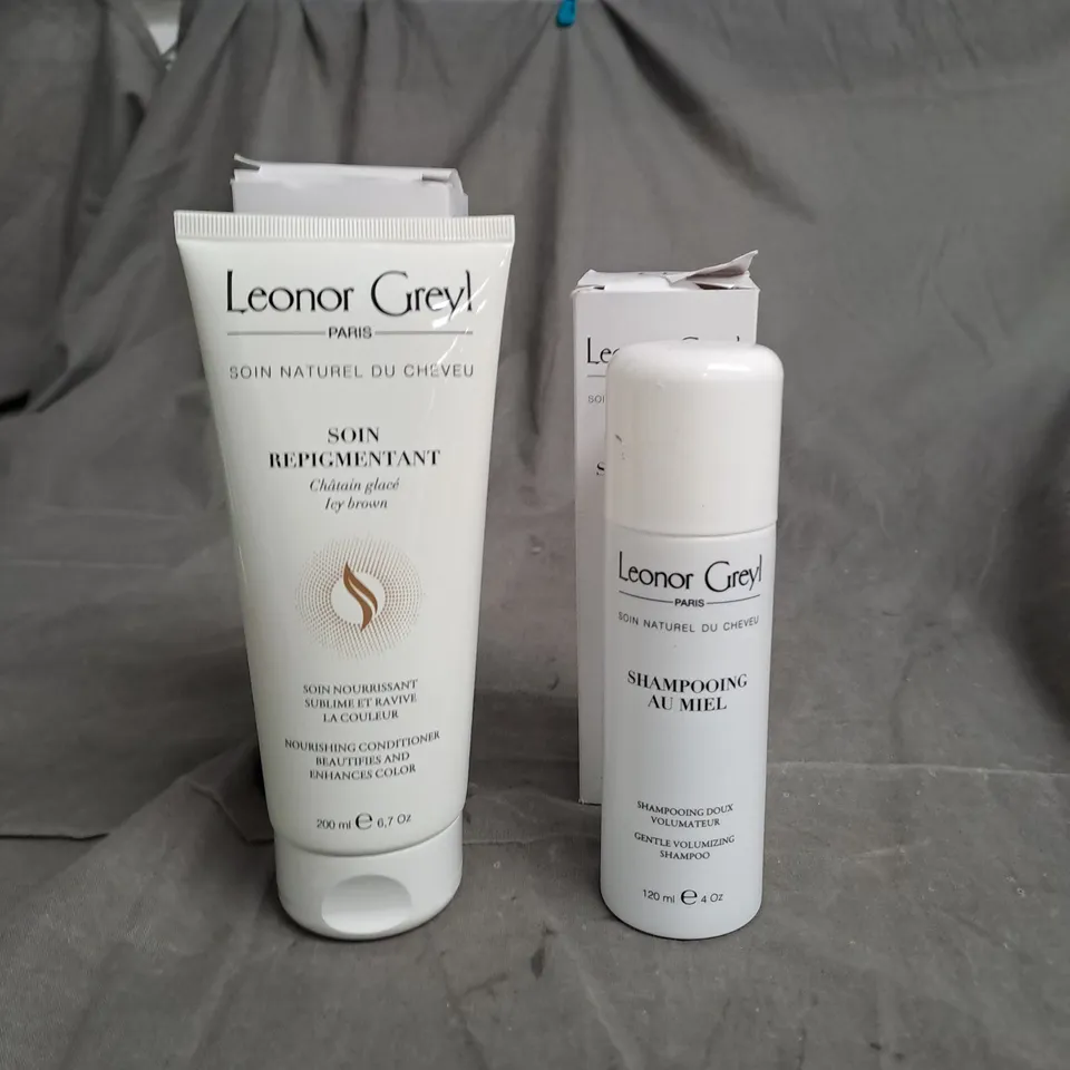 LEONOR GREYL GENTLE VOLUMIZING SHAMPOO 120ML AND NOURISHING CONDITIONER 200ML