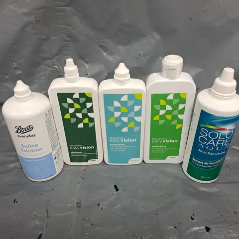 APPROXIMATELY 20 ASSORTED CONTACT LENS SOLUTIONS - COLLECTION ONLY
