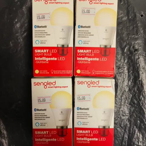 4 X SENGLED SMART LED LIGHT BULBS 