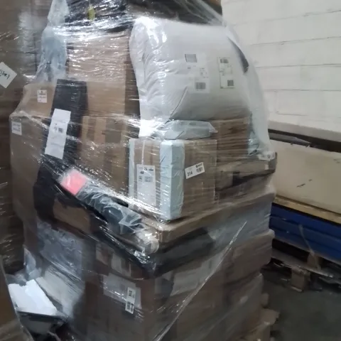 PALLET OF ASSORTED HOUSEHOLD GOODS AND PRODUCTS TO INCLUDE;KITCHEN CUPBOARD,OFFSIDE FLAG