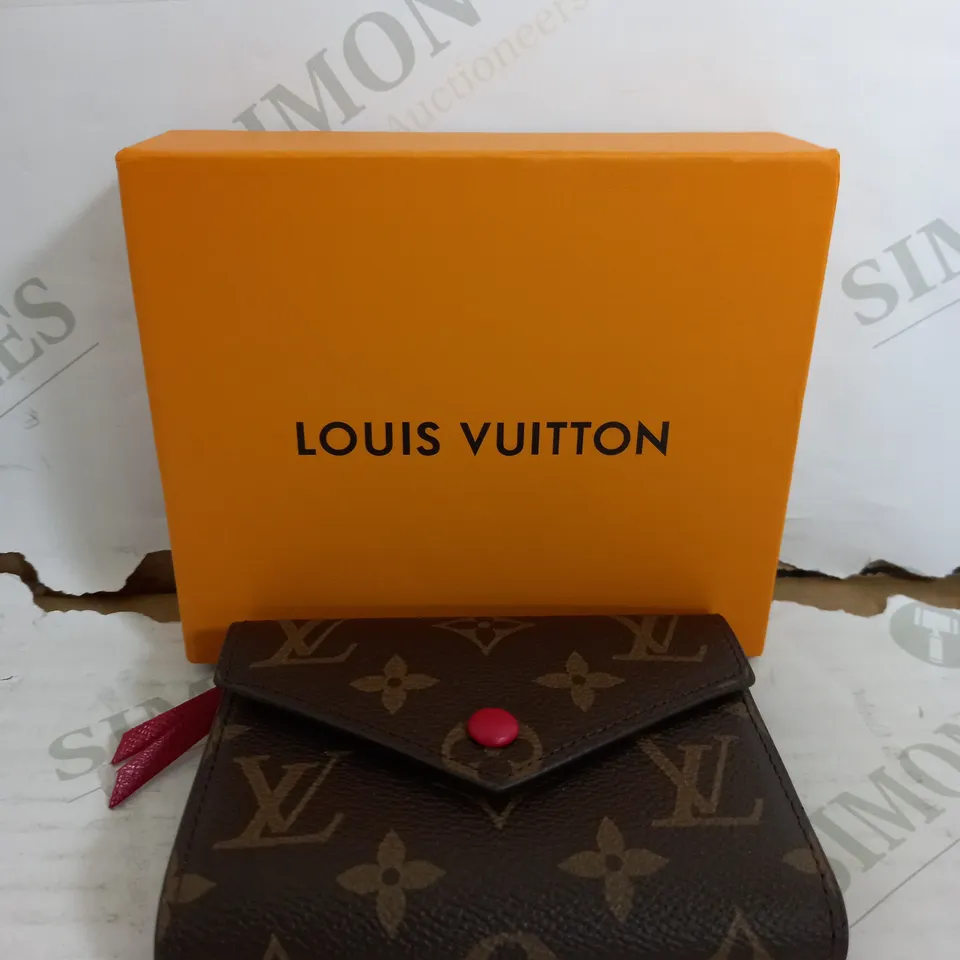 BOXED LOUIS VUITTON BROWN WALLET 