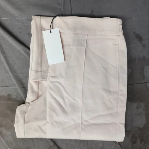 ZARA TROUSERS IN BEIGE SIZE UK SMALL