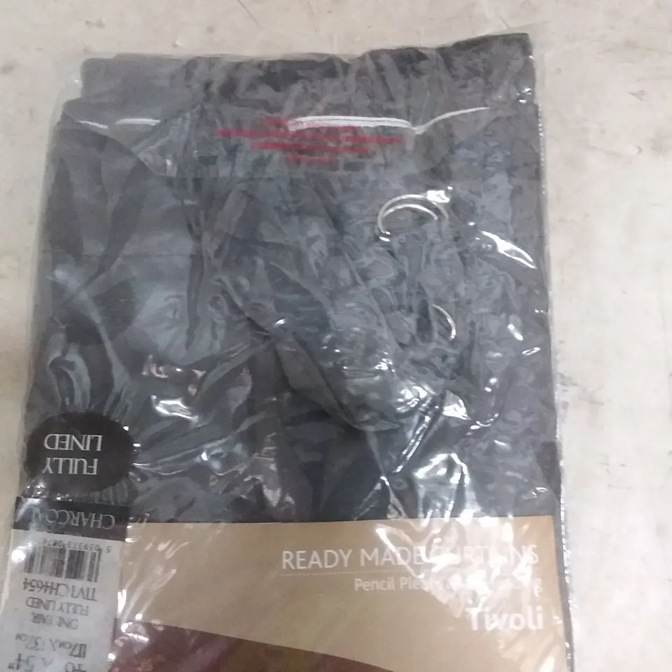 DESIGNER GABRIE PENCIL PLEAT ROOM DARKENING CURTAINS COLOUR: TIVOLI