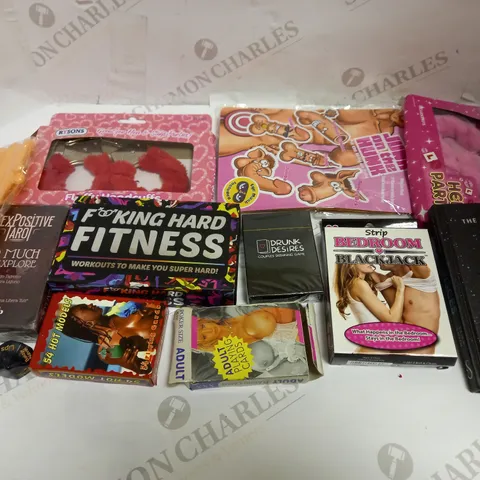 LOT OF 12 ADULT NOVELTIES & GAMES