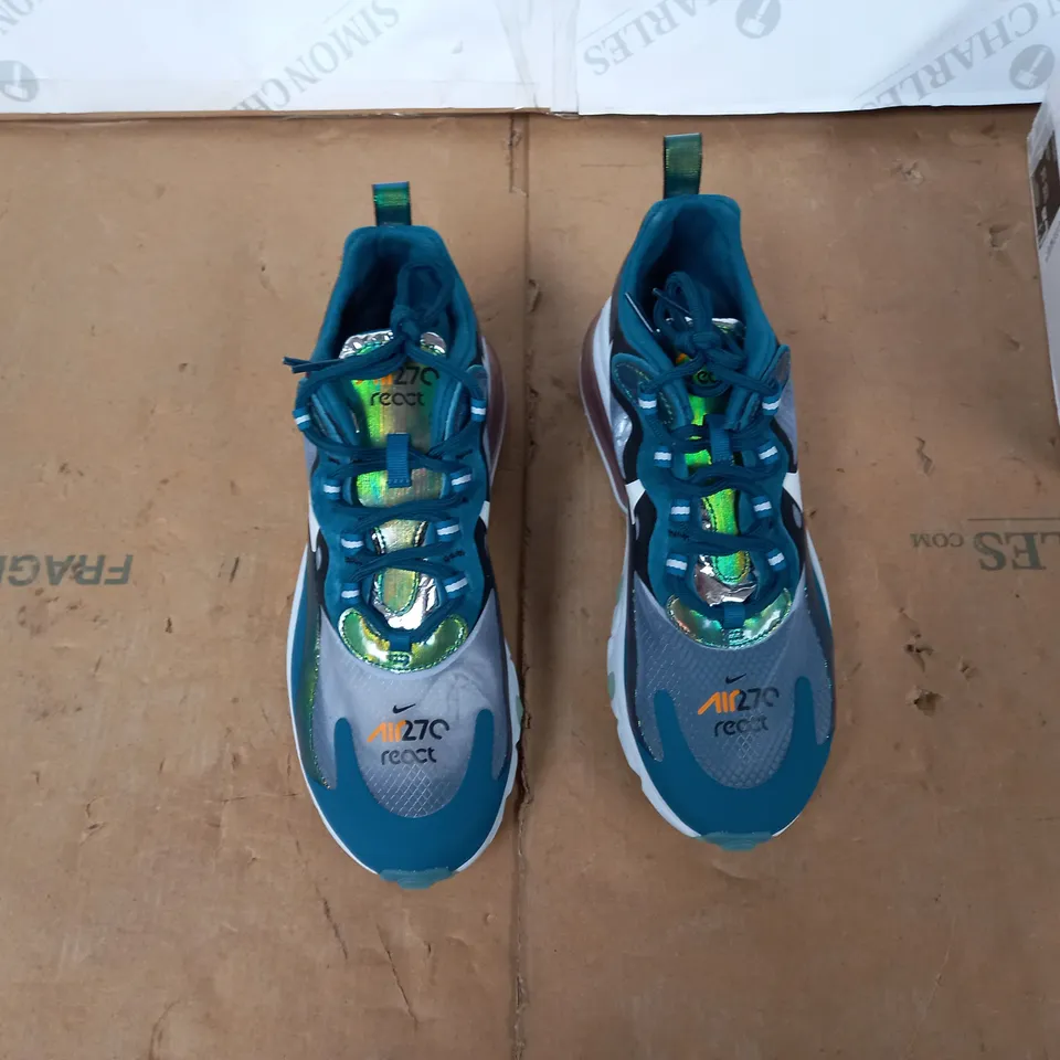 AIR MAX 270 REACT TEAL - SIZE UK 6.5