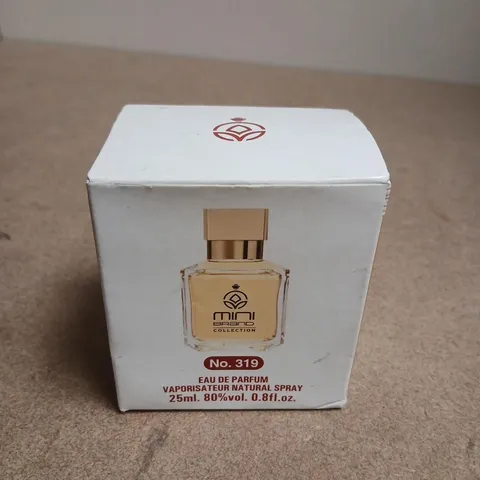 BOXED AND SEALED MINI BRAND COLLECTION NO.319 EAU DE PARFUM 25ML