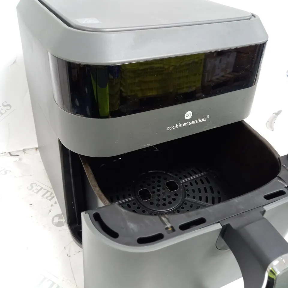 COOK'S ESSENTIALS 5.8L AIR FRYER IN SLATE GREY