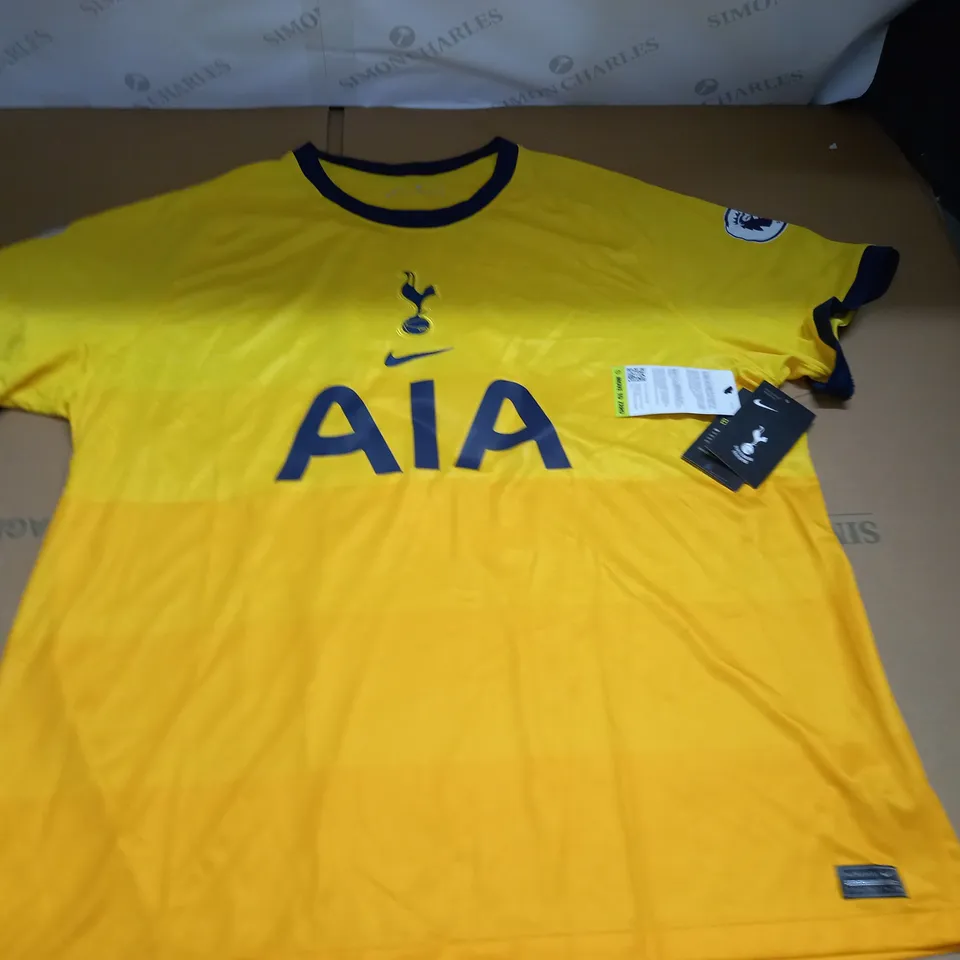 TOTTENHAM HOTSPURS YELLOW FOOTBALL SHIRT - XXL