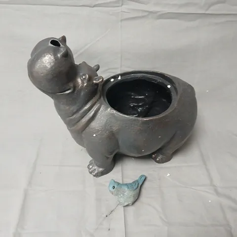 MY GARDEN STORIES HIPPO PLANTER