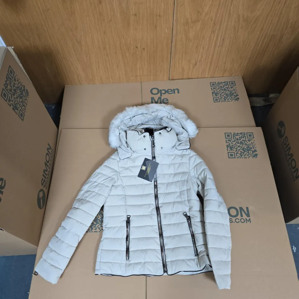 VERSACE 19-69 ITALIA QUILTED PUFFER JACKET – WHITE