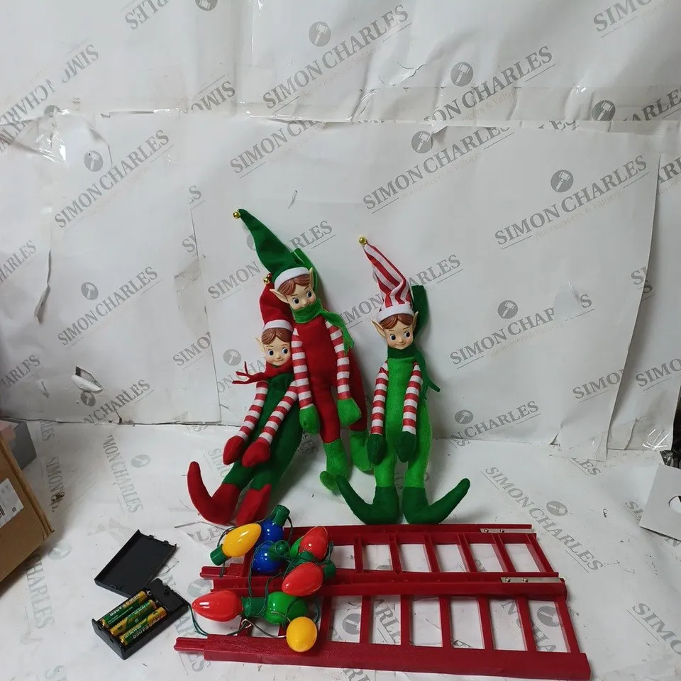 BOXED MR. CHRISTMAS MERRY MISCHIEF MAKERS LADDER