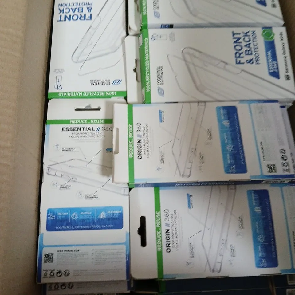 BOX OF APPROXIMATELY 50 ORIGIN 360 SCREEN PROTECTORS FOR SAMSUNG GALAXY A04S