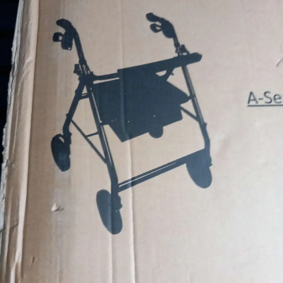 BOXED NRS HEALTHCARE A SERIES 4 WHEEL ROLLATOR