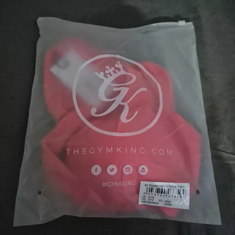 BAGGED GYM KING TRANSFORM HALTER NECK BRA IN CAROL - UK 14/16