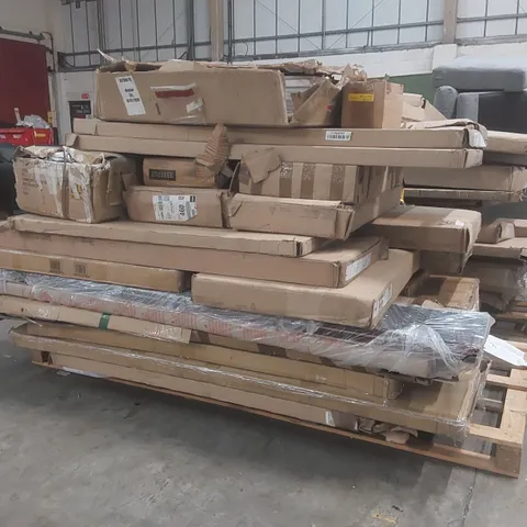 PALLET CONTAINING A LARGE QUANTITY OF ASSORTED FURNITURE PARTS