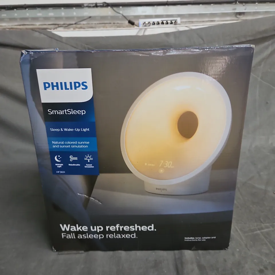 PHILIPS SMARTSLEEP WAKE-UP LIGHT – BOXED